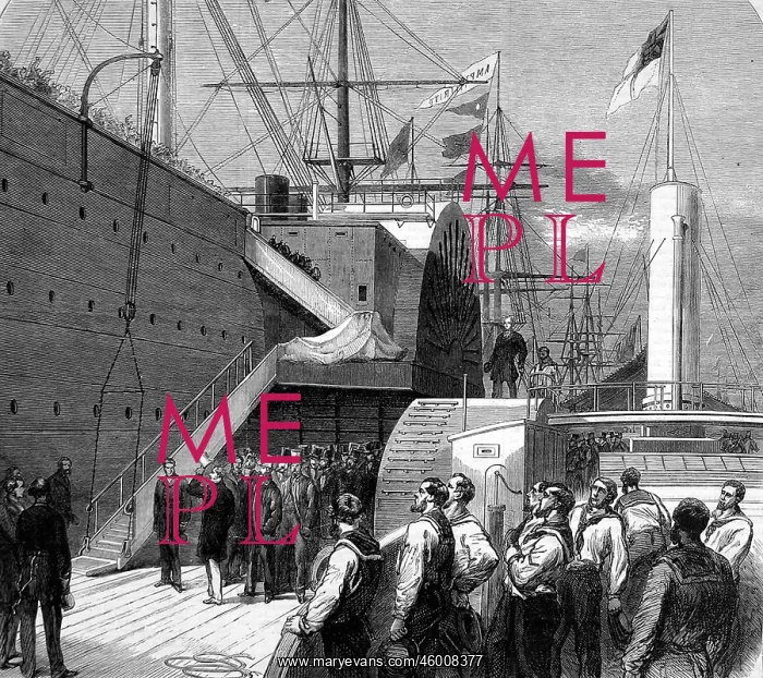 : Prince of Wales visiting the Great Eastern steam-ship : Prince of Wales visiting the Great Eastern steam-ship