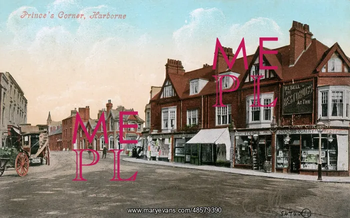 : Prince's Corner, Harborne, Birmingham, West Midlands : Prince's Corner, Harborne, Birmingham, West Midlands