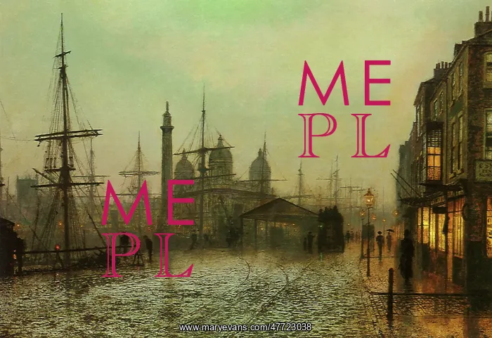 : Prince's Dock, Hull, By Moonlight, by Atkinson Grimshaw : Prince's Dock, Hull, By Moonlight, by Atkinson Grimshaw