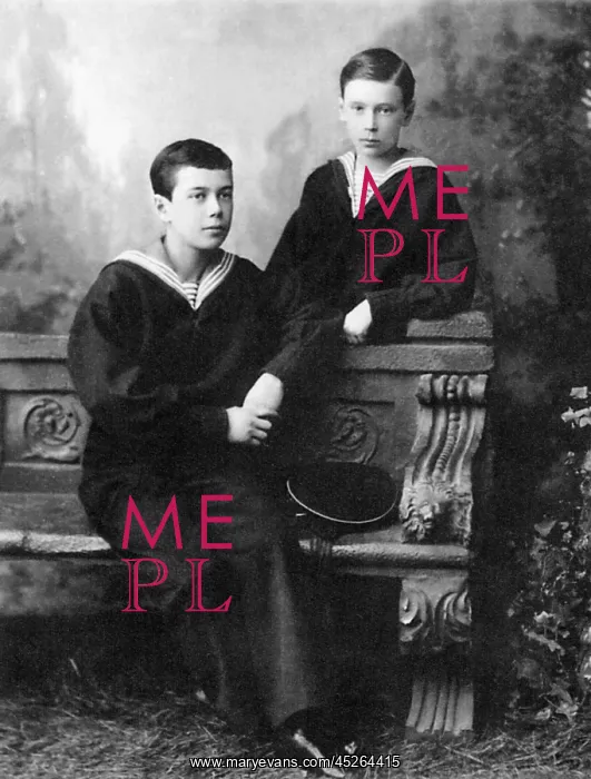 : Princes Nicholas and Georgi of Russia : Princes Nicholas and Georgi of Russia