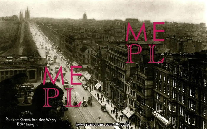 : Princes Street, Edinburgh, Midlothian : Princes Street, Edinburgh, Midlothian