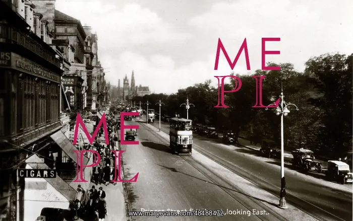 : Princes Street, Edinburgh, Midlothian : Princes Street, Edinburgh, Midlothian