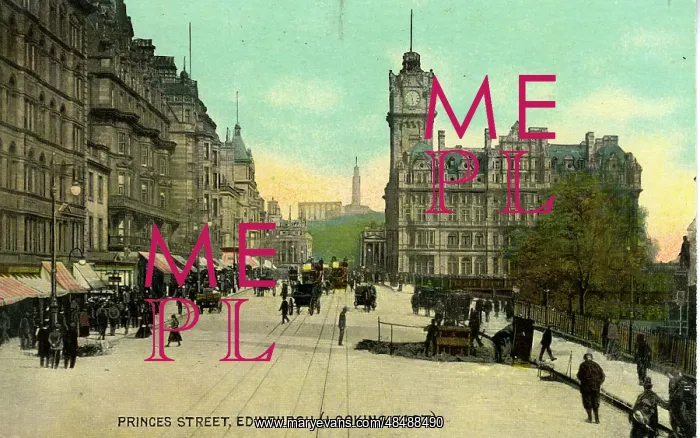 : Princes Street, Edinburgh, Midlothian : Princes Street, Edinburgh, Midlothian