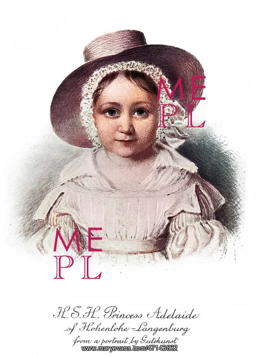 : Princess Adelaide of Hohenlohe-Langenburg : Princess Adelaide of Hohenlohe-Langenburg