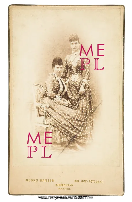 : Princess Alexandra and her sister : Princess Alexandra and her sister