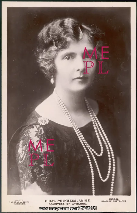 : PRINCESS ALICE OF ALBANY COUNTESS of ATHLONE : PRINCESS ALICE OF ALBANY COUNTESS of ATHLONE