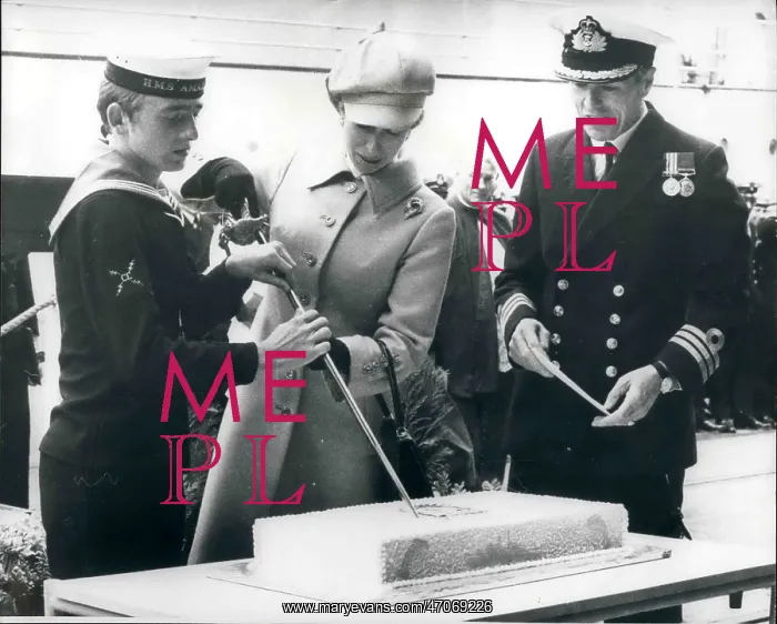 : Princess Anne at commissioning of HMS Amazon : Princess Anne at commissioning of HMS Amazon