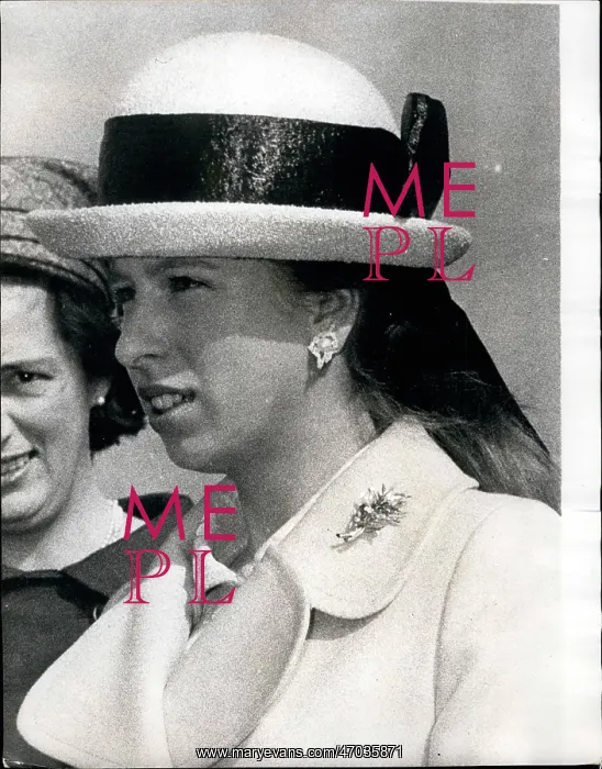 : Princess Anne en route to Austria : Princess Anne en route to Austria