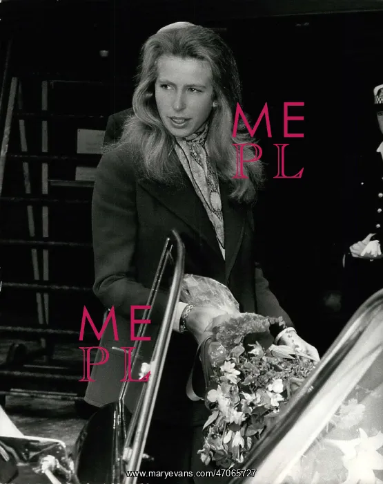 : Princess Anne returns to London from Germany : Princess Anne returns to London from Germany