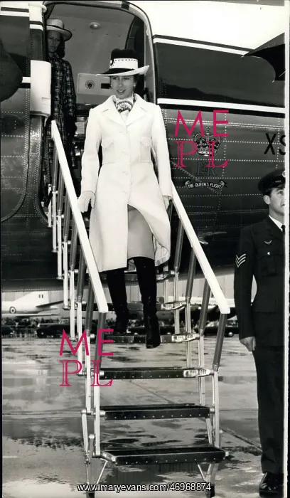 : Princess Anne visiting Boscombe Down, Wiltshire : Princess Anne visiting Boscombe Down, Wiltshire
