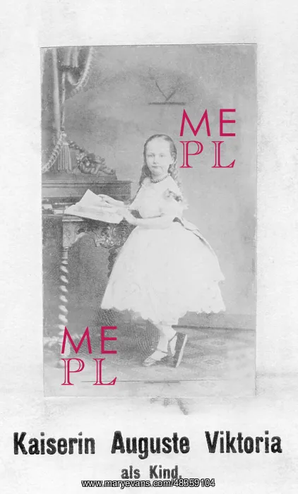 : Princess Augusta Victoria, around 1865 : Princess Augusta Victoria, around 1865