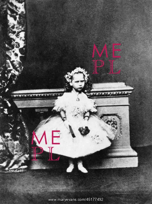 : Princess Beatrice in 1860 : Princess Beatrice in 1860
