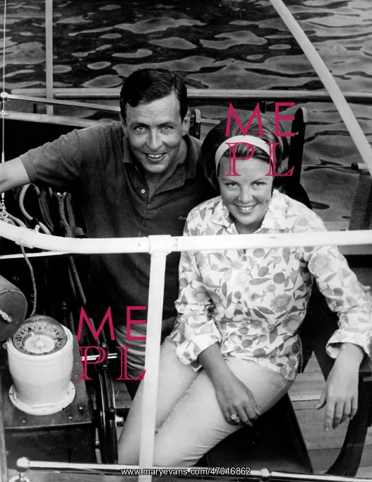 : Princess Beatrix of the Netherlands and fiance : Princess Beatrix of the Netherlands and fiance