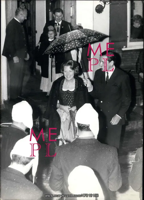 : Princess Beatrix of the Netherlands and fiance : Princess Beatrix of the Netherlands and fiance