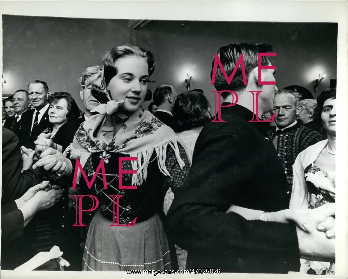 : Princess Benedikte of Denmark folk dancing : Princess Benedikte of Denmark folk dancing