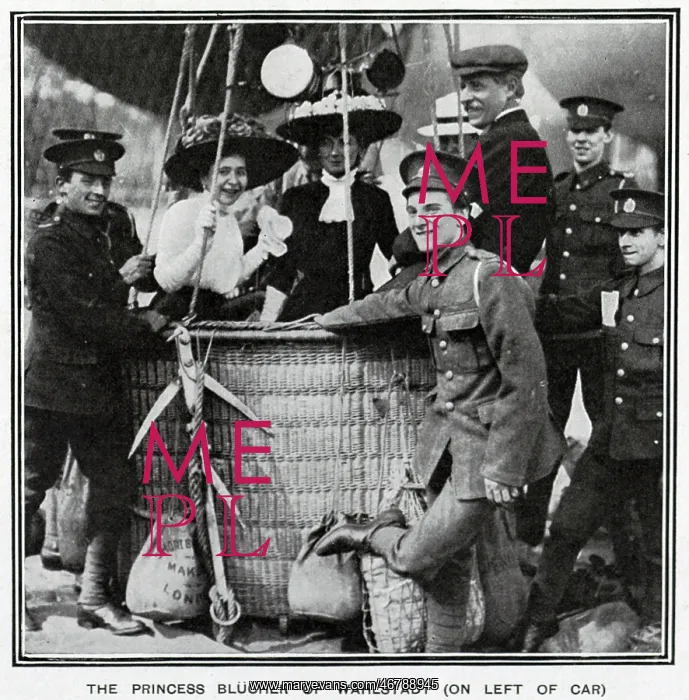 : Princess Blucher goes ballooning : Princess Blucher goes ballooning