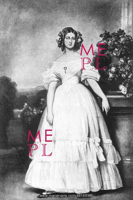 : Princess Clementine of Orleans, by Winterhalter : Princess Clementine of Orleans, by Winterhalter