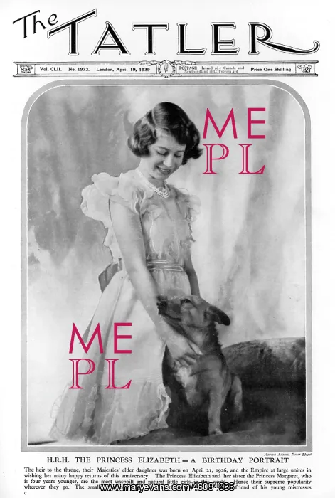 : Princess Elizabeth on her birthday, 1939 : Princess Elizabeth on her birthday, 1939