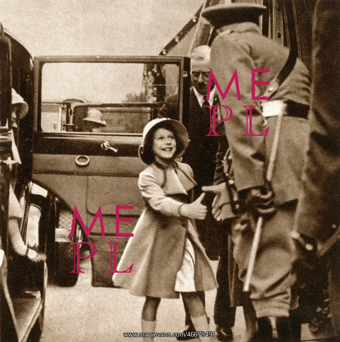 : Princess Elizabeth greets Officer of Guard, Rushmoor Arena : Princess Elizabeth greets Officer of Guard, Rushmoor Arena