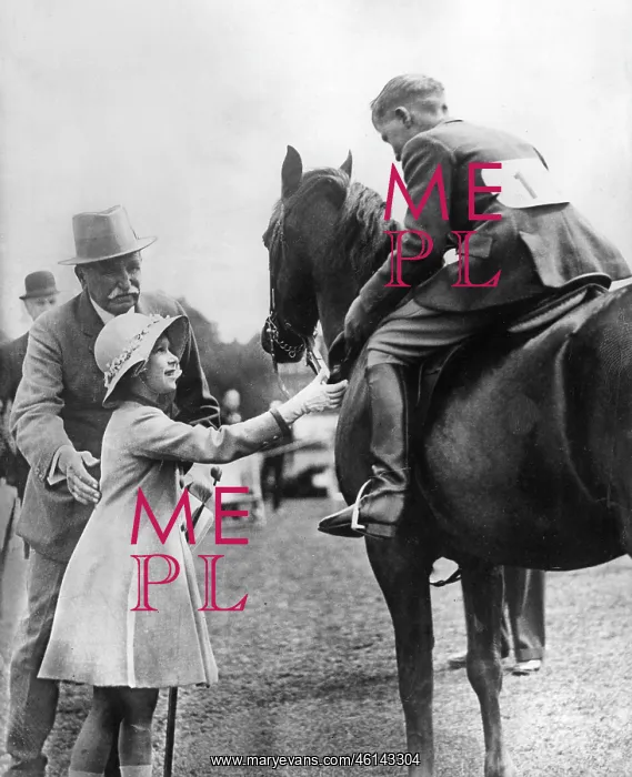 : Princess Elizabeth at a gymkhana : Princess Elizabeth at a gymkhana