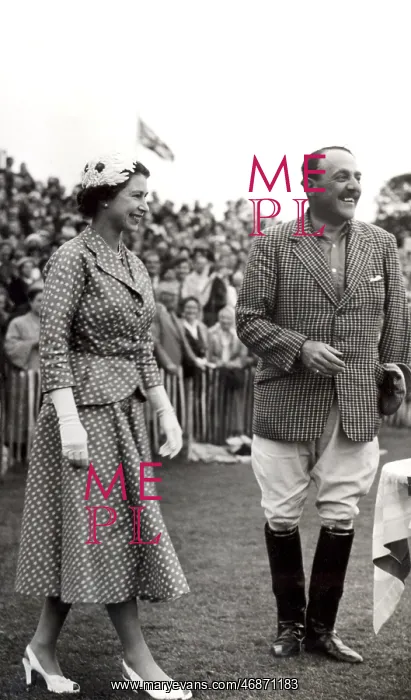 : Princess Elizabeth with Lord John Cowdray : Princess Elizabeth with Lord John Cowdray