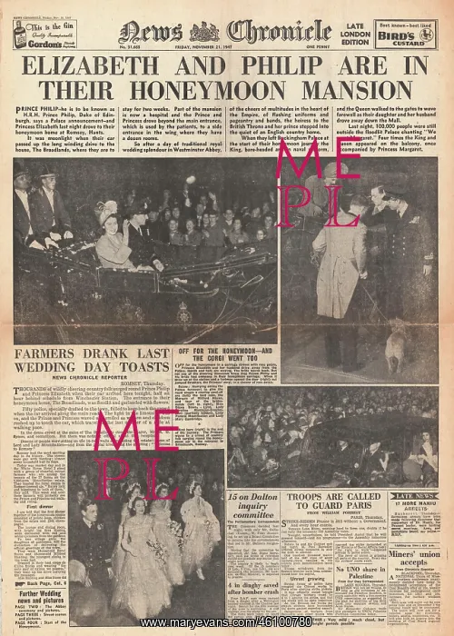 : Princess Elizabeth marries Philip Mountbatten : Princess Elizabeth marries Philip Mountbatten