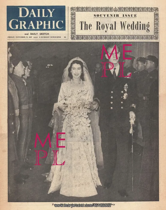 : Princess Elizabeth marries Philip Mountbatten : Princess Elizabeth marries Philip Mountbatten