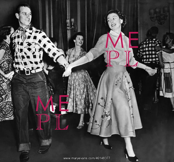 : Princess Elizabeth and Philip dancing in Canada : Princess Elizabeth and Philip dancing in Canada