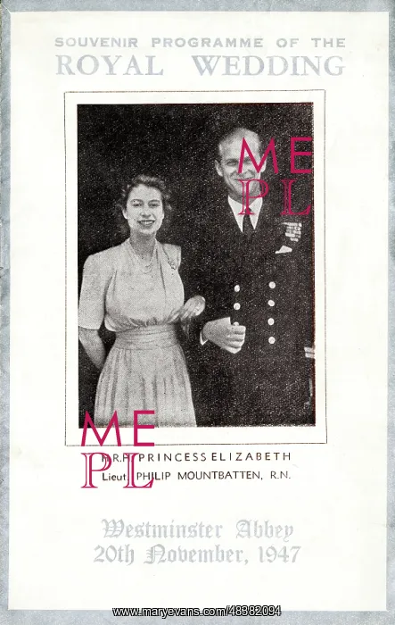 : Princess Elizabeth and Philip Mountbatten, royal wedding : Princess Elizabeth and Philip Mountbatten, royal wedding