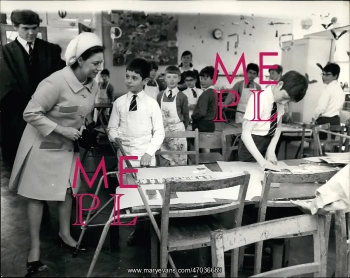 : Princess Margaret at Haberdashers Aske's School, Elstree : Princess Margaret at Haberdashers Aske's School, Elstree