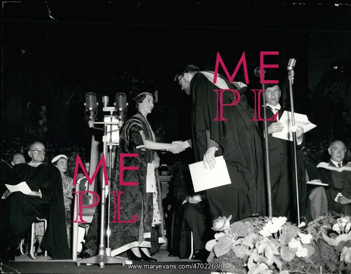 : Princess Margaret as university President, Staffordshire : Princess Margaret as university President, Staffordshire