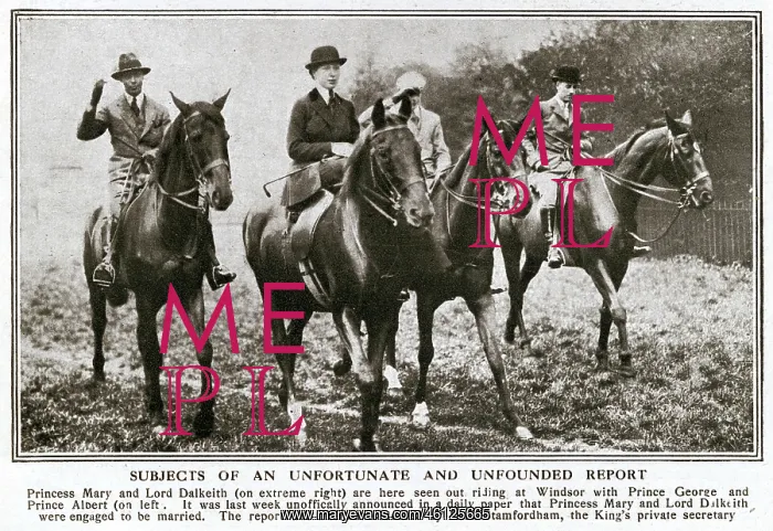 : Princess Mary and Lord Dalkeith, 1919 : Princess Mary and Lord Dalkeith, 1919