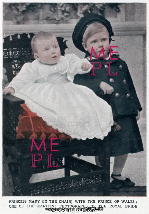 : Princess Mary & Prince Edward 1897 : Princess Mary & Prince Edward 1897