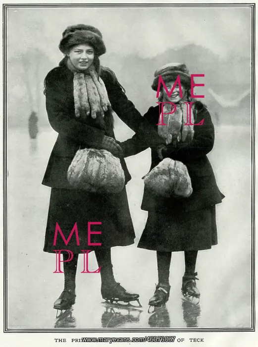 : Princess Mary & Princess Helena of Teck : Princess Mary & Princess Helena of Teck