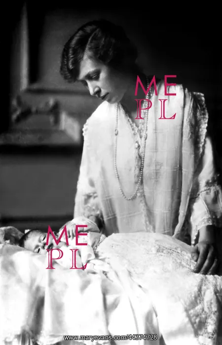 : Princess Mary and her son George Lascelles : Princess Mary and her son George Lascelles
