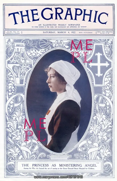  : Princess Mary during WWI as a nurse