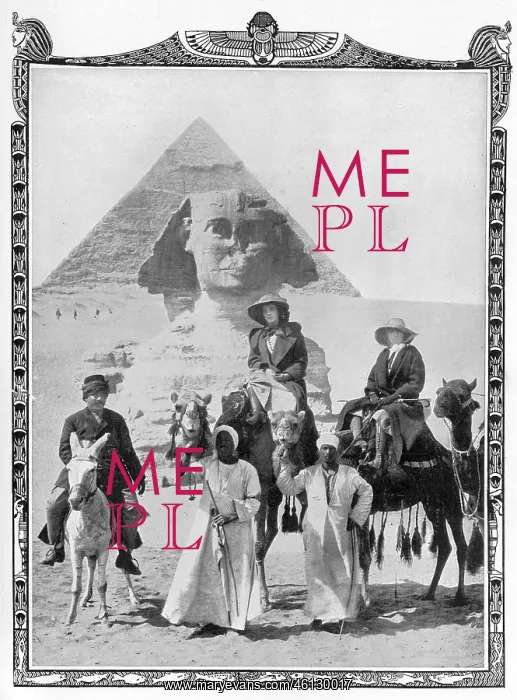 : Princess of Pless & Duchess of Westminster in Egypt : Princess of Pless & Duchess of Westminster in Egypt