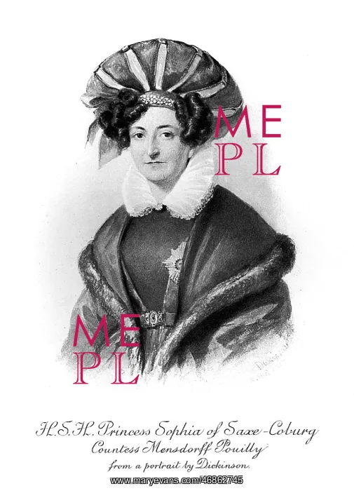 : Princess Sophia of Saxe-Coburg : Princess Sophia of Saxe-Coburg