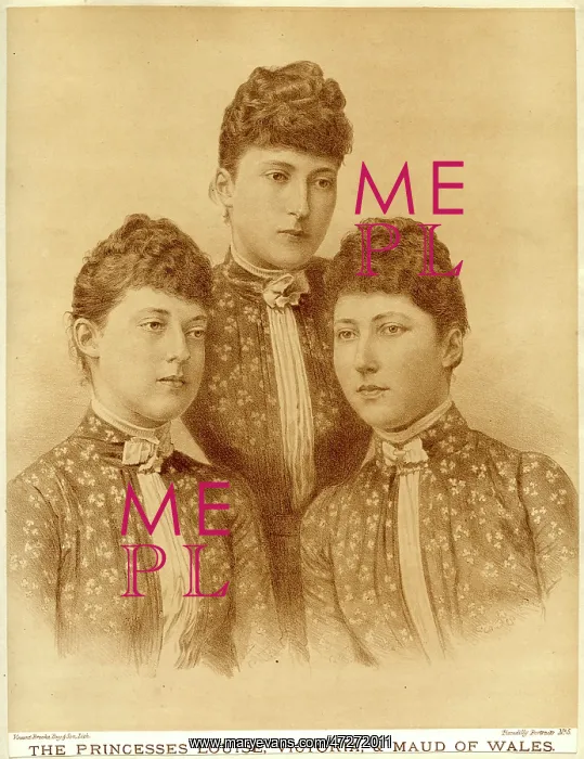: Princess Victoria with her two sisters : Princess Victoria with her two sisters