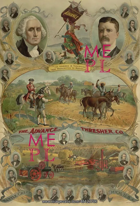: Print - the advance in threshing, from President : Print - the advance in threshing, from President