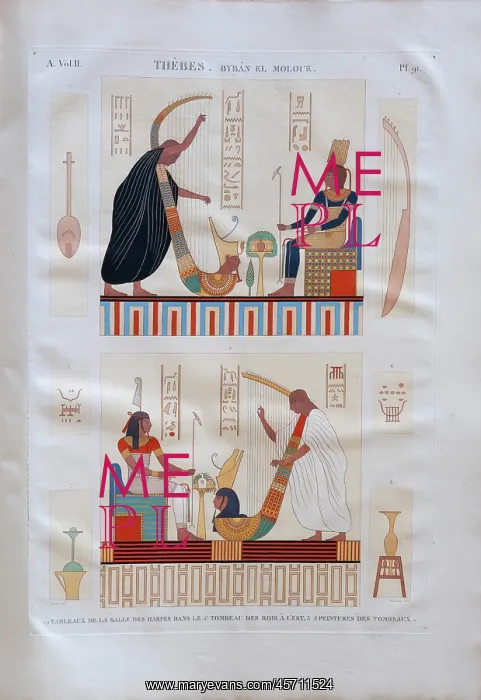 : Print, Description of Egypt, Bibliotheque du Senat : Print, Description of Egypt, Bibliotheque du Senat