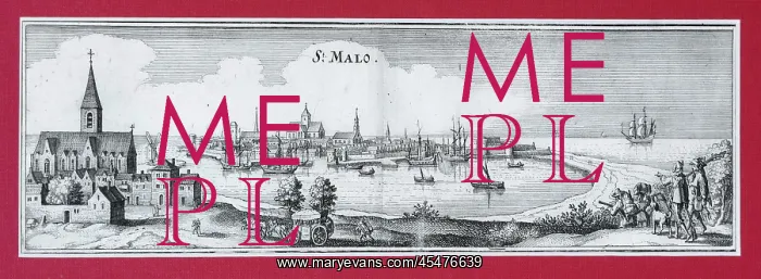 : Print, Malouiniere de la Chipaudiere, Parame, Bretagne : Print, Malouiniere de la Chipaudiere, Parame, Bretagne