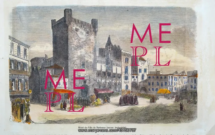 : Print, Municipal Archives, Narbonne, Occitania, France : Print, Municipal Archives, Narbonne, Occitania, France