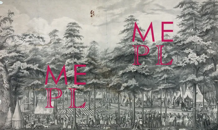 : This print of Sing-Sing camp meeting, 1838 : This print of Sing-Sing camp meeting, 1838