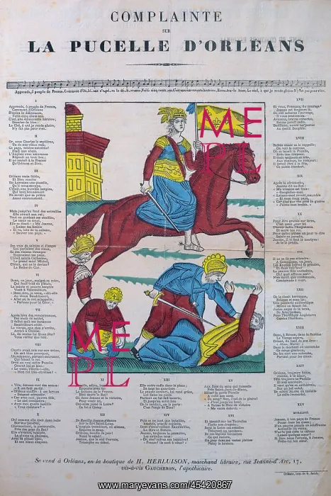 : Printed song sheet, Chateau de Chinon : Printed song sheet, Chateau de Chinon