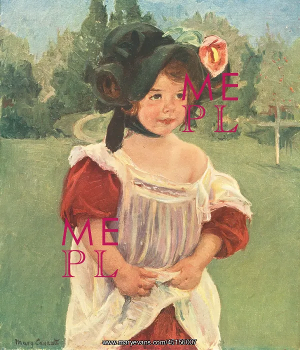 : Printemps. A portrait painting of a young girl, clutching her white over dress : Printemps. A portrait painting of a young girl, clutching her white over dress