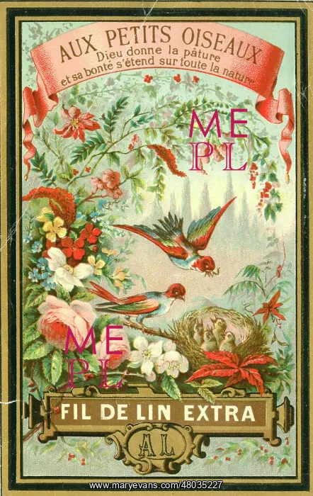 : Printer's Sample, Aux Petits Oiseaux : Printer's Sample, Aux Petits Oiseaux