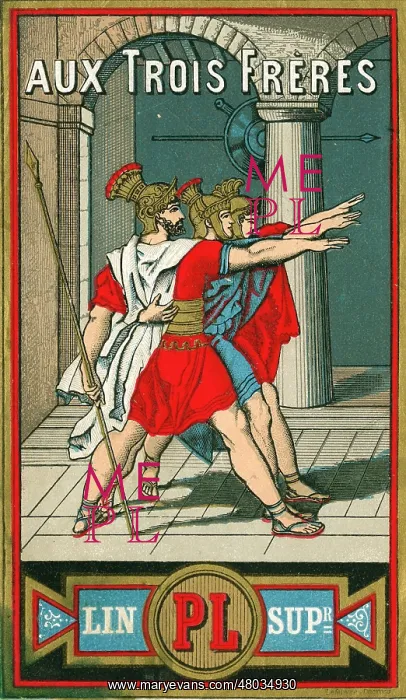 : Printer's Sample, Aux Trois Freres : Printer's Sample, Aux Trois Freres