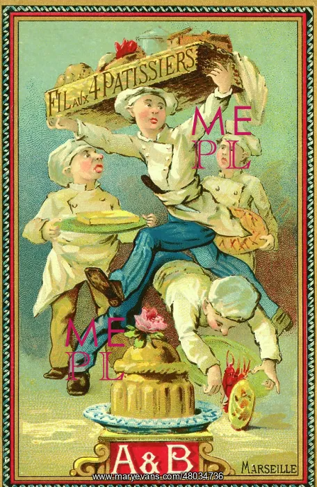 : Printer's Sample, Fil aux 4 Patissiers : Printer's Sample, Fil aux 4 Patissiers