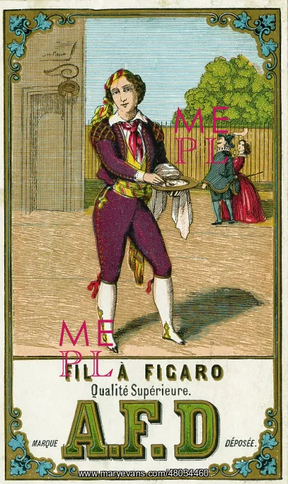 : Printer's Sample, Fil a Figaro : Printer's Sample, Fil a Figaro
